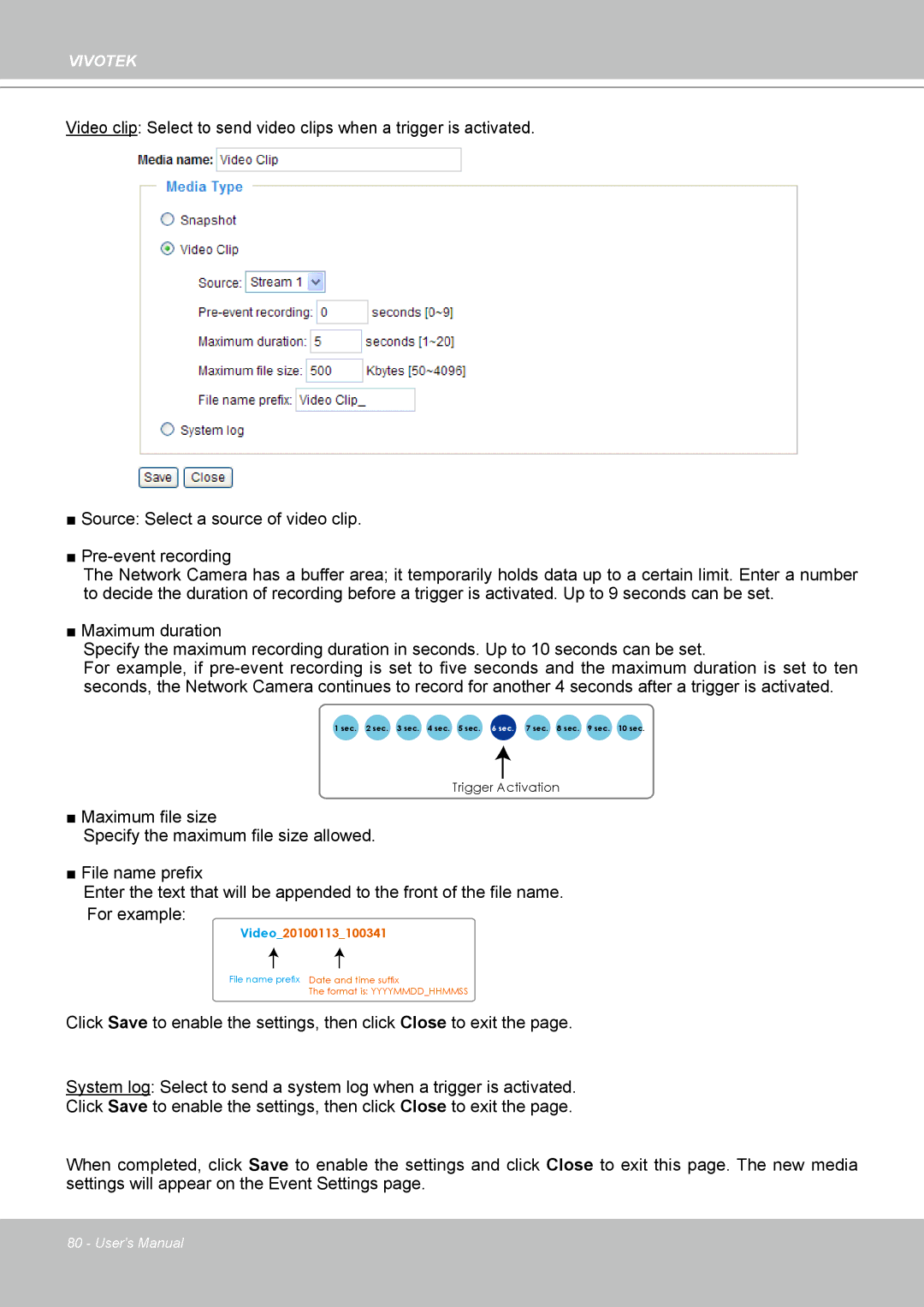 Vivotek IP8330, 8332 user manual Video20100113100341 