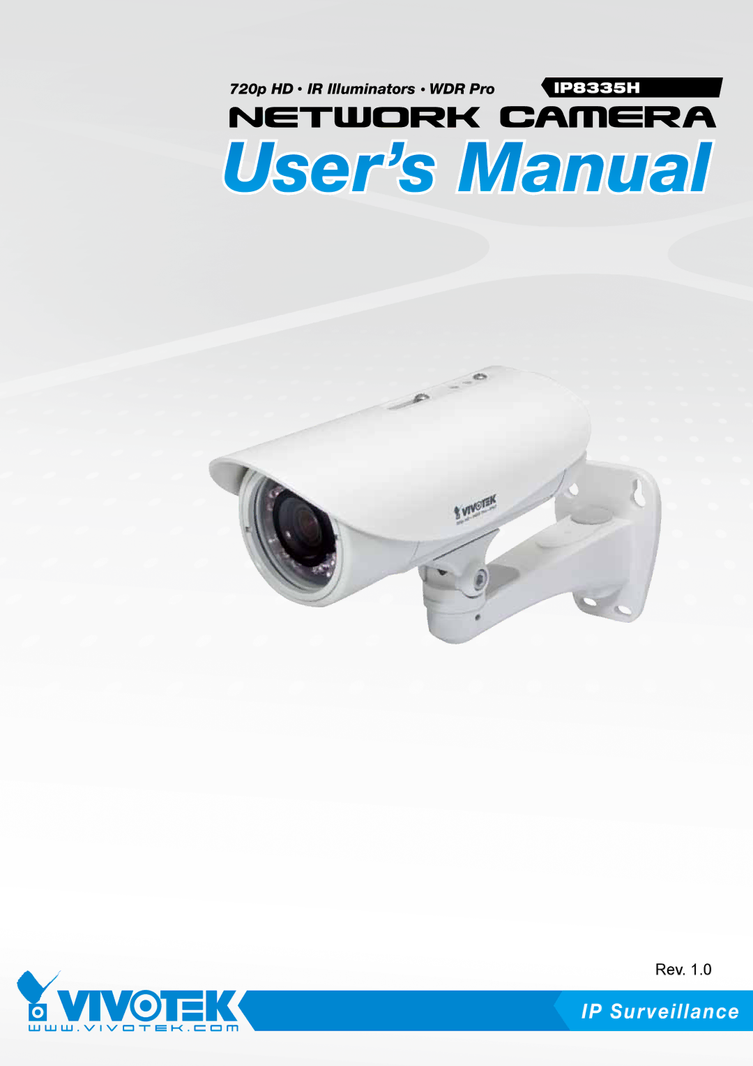 Vivotek IP8335H manual IP Surveillance 