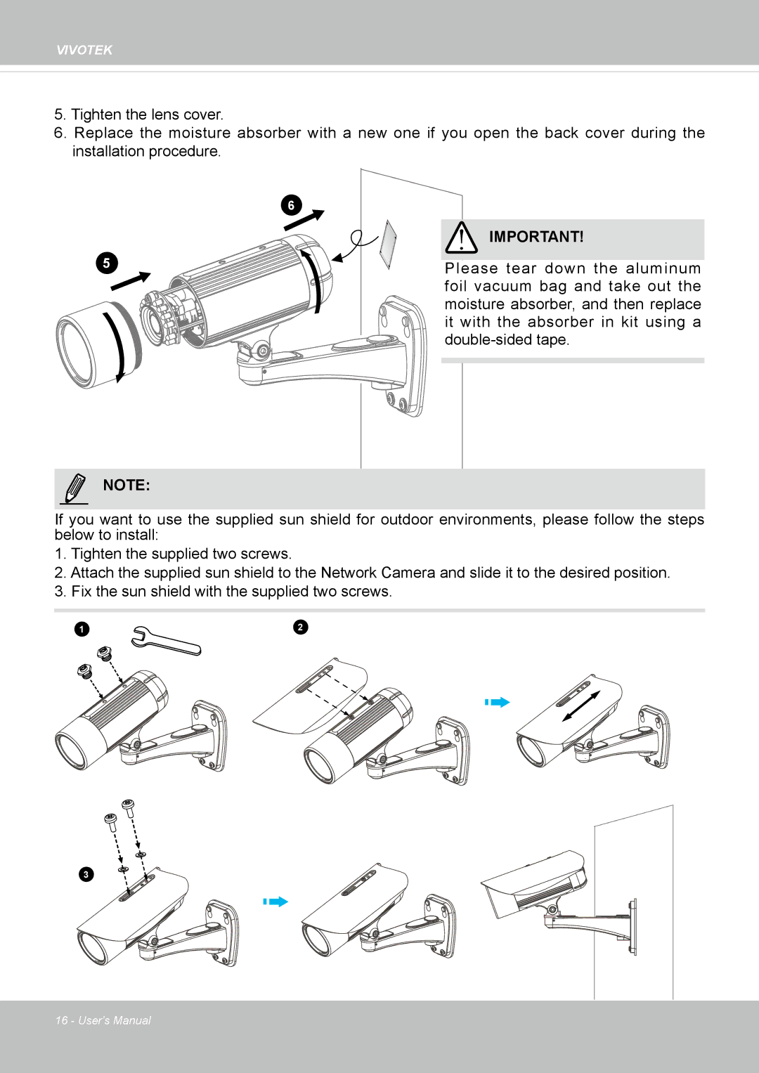 Vivotek IP8335H manual Vivotek 