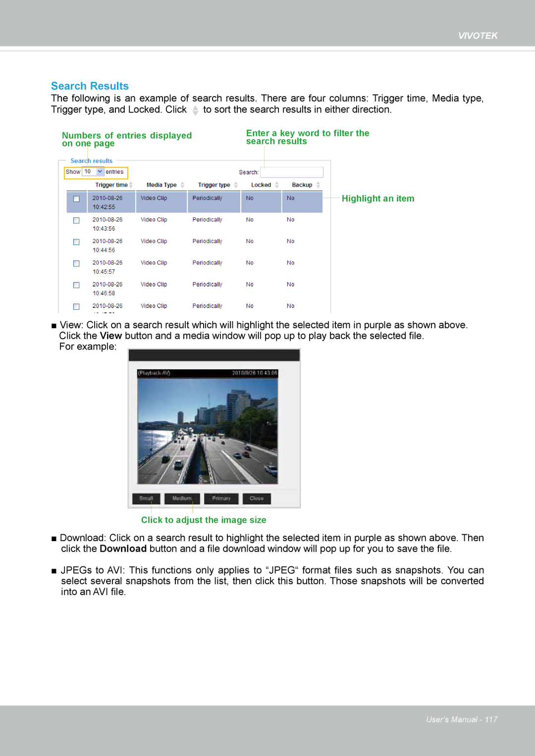 Vivotek IP8336W user manual Search Results 