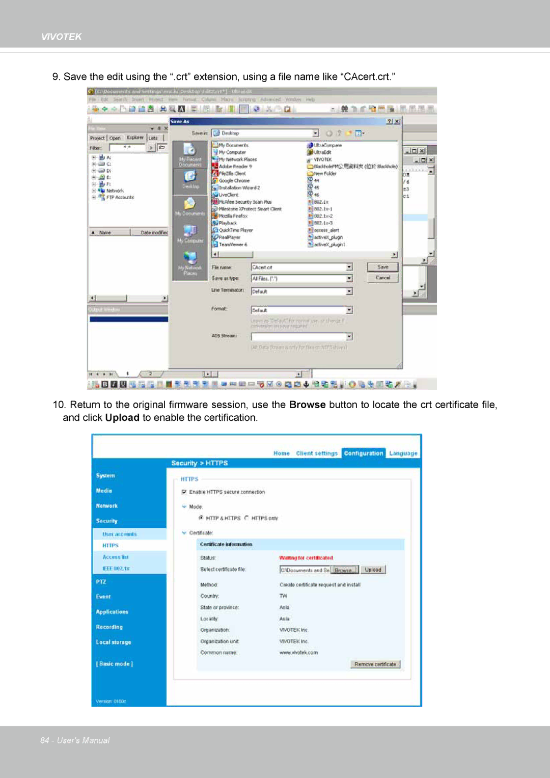 Vivotek IP8336W user manual Vivotek 