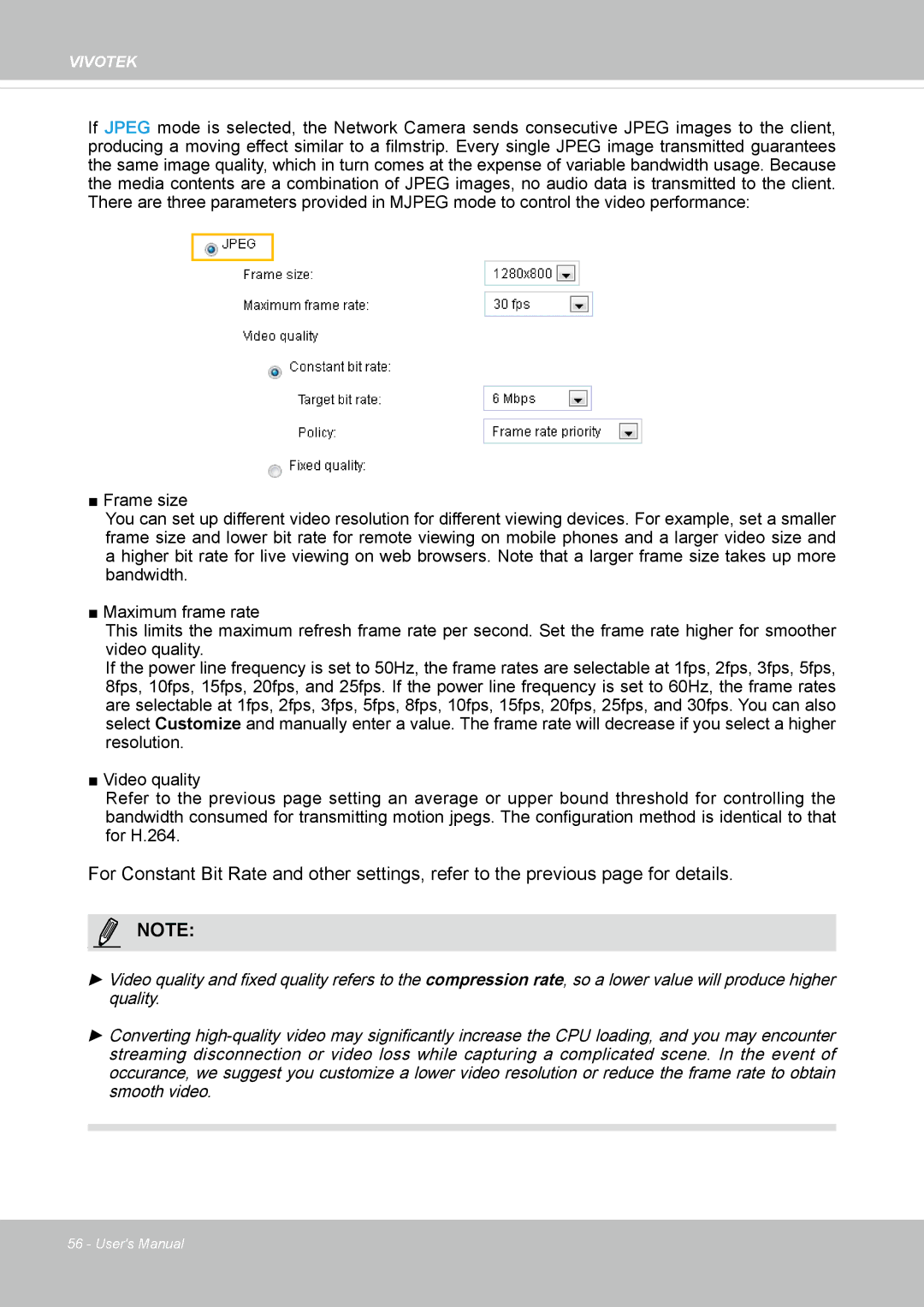 Vivotek IP8337H-C user manual Vivotek 