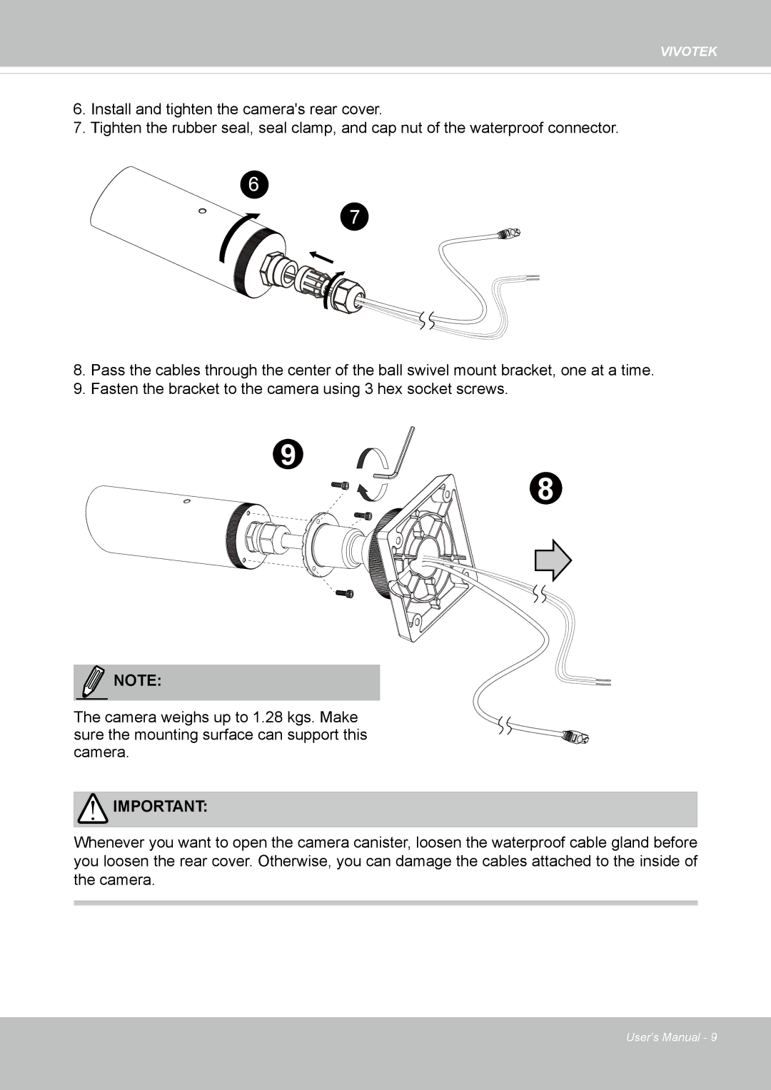 Vivotek IP8337H-C user manual Vivotek 