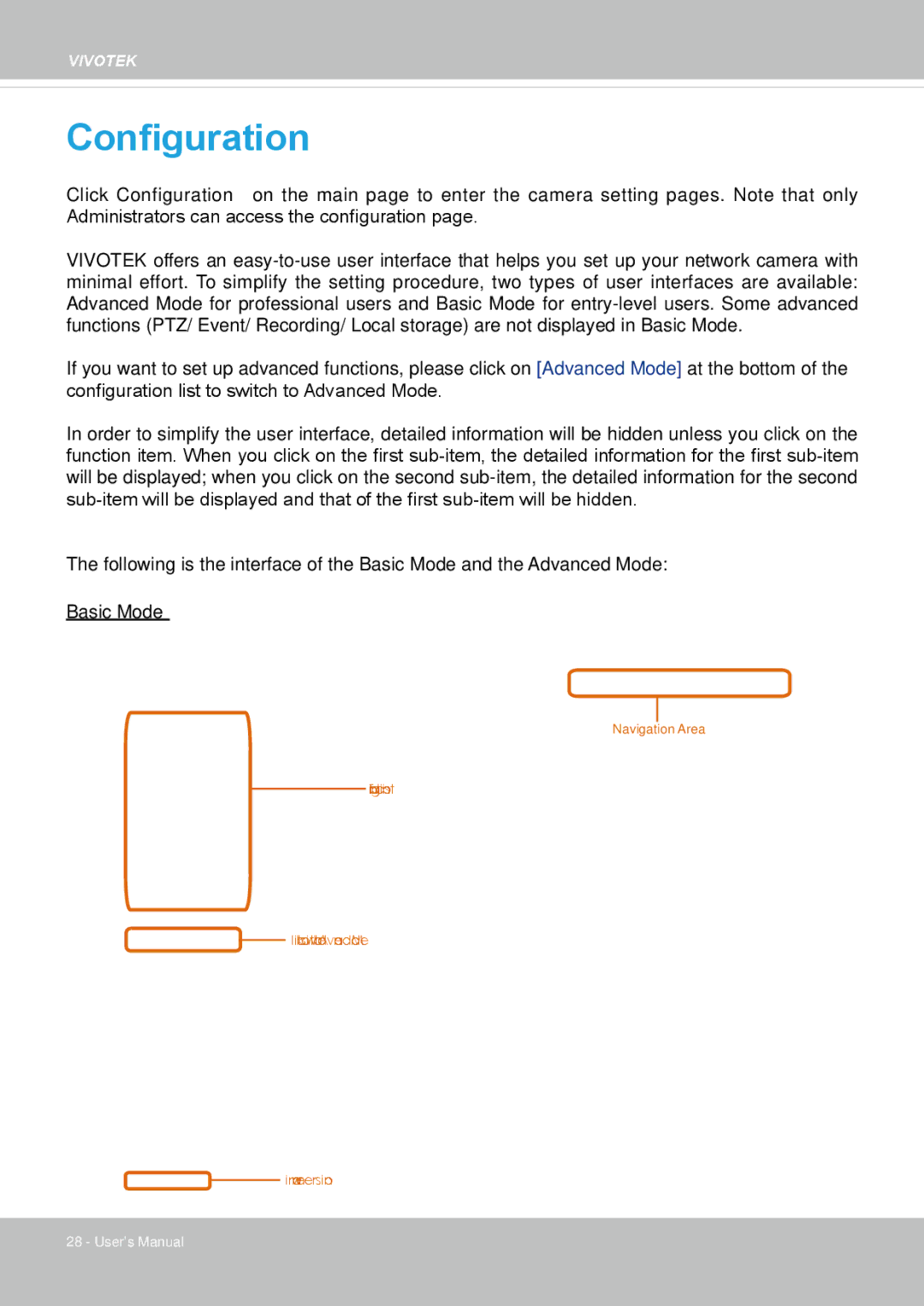 Vivotek IP8352 manual Configuration 