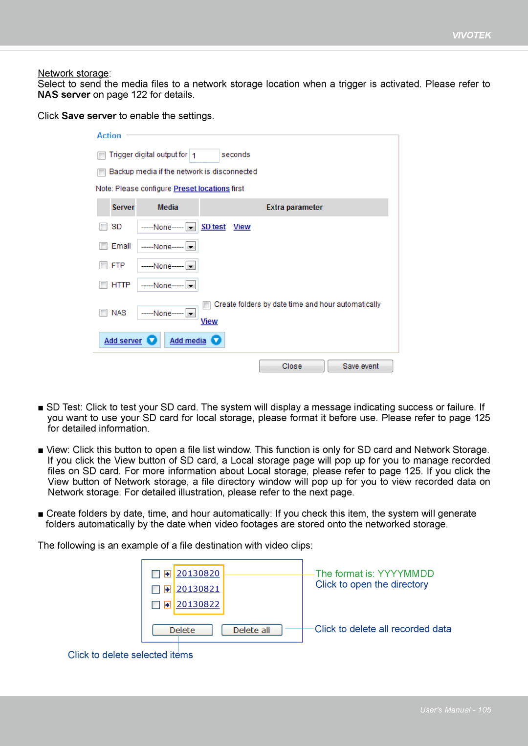 Vivotek IP8355EH user manual Format is Yyyymmdd 