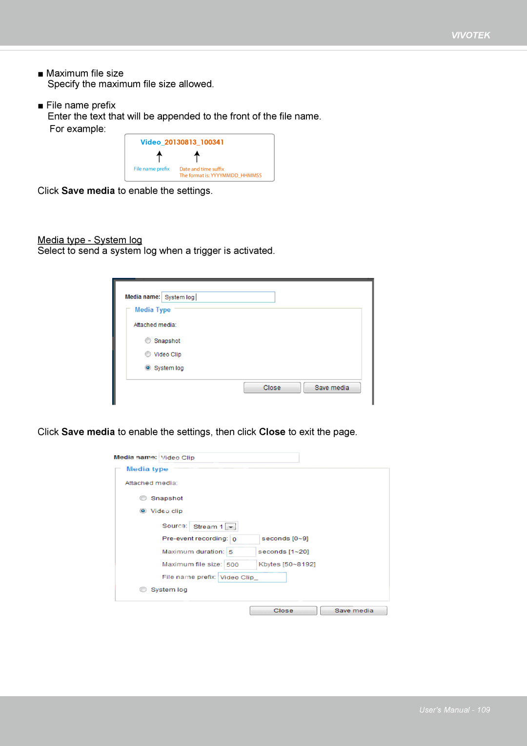 Vivotek IP8355EH user manual Video20130813100341 