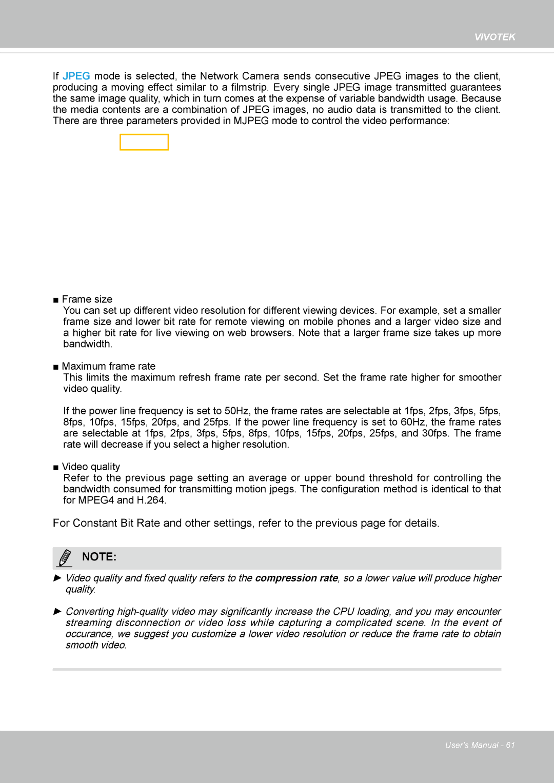 Vivotek IP8355EH user manual Vivotek 