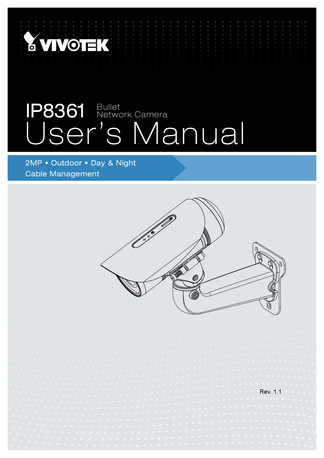 Vivotek IP8361 user manual Rev 