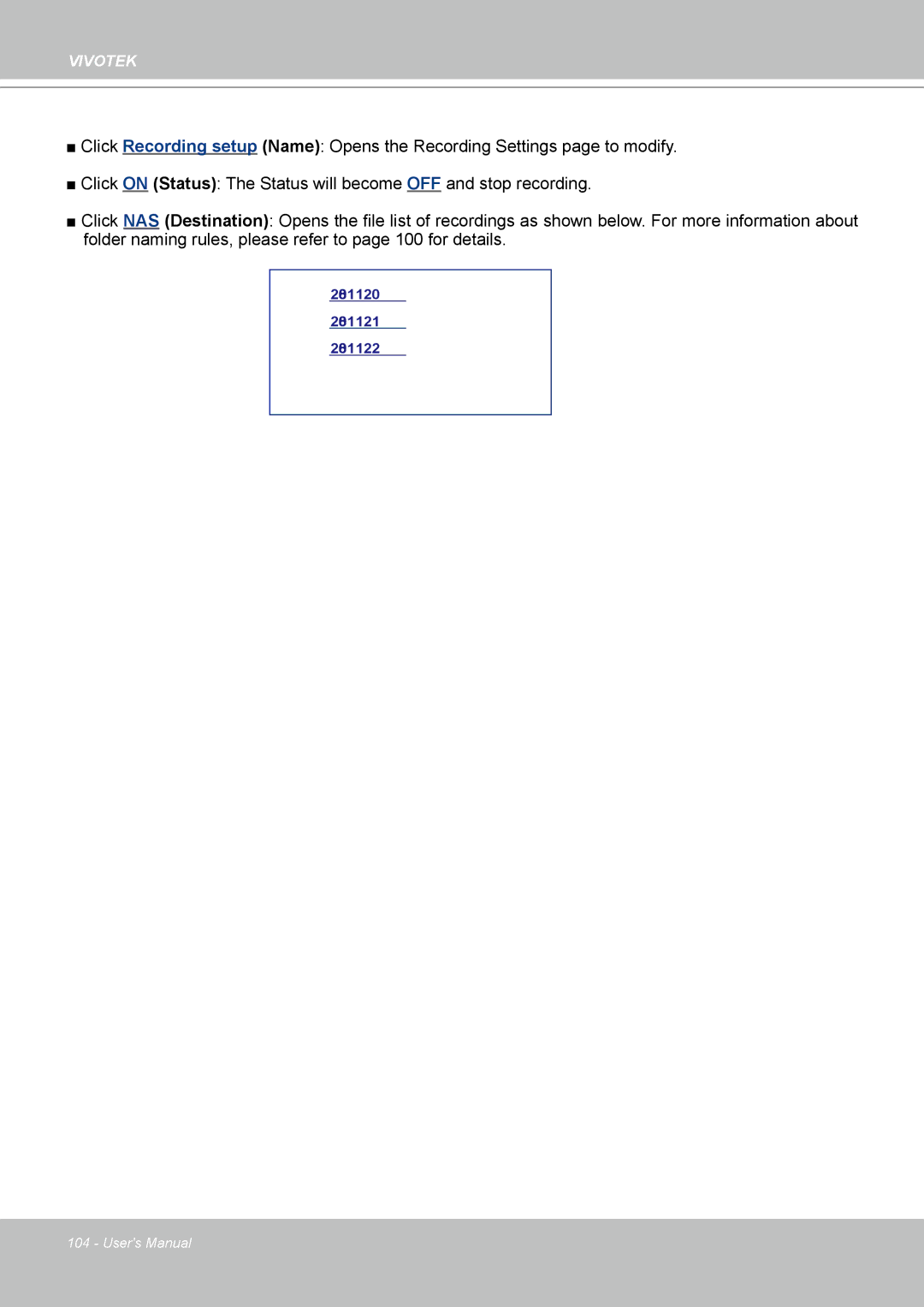 Vivotek IP8361 user manual 20081120 20081121 20081122 