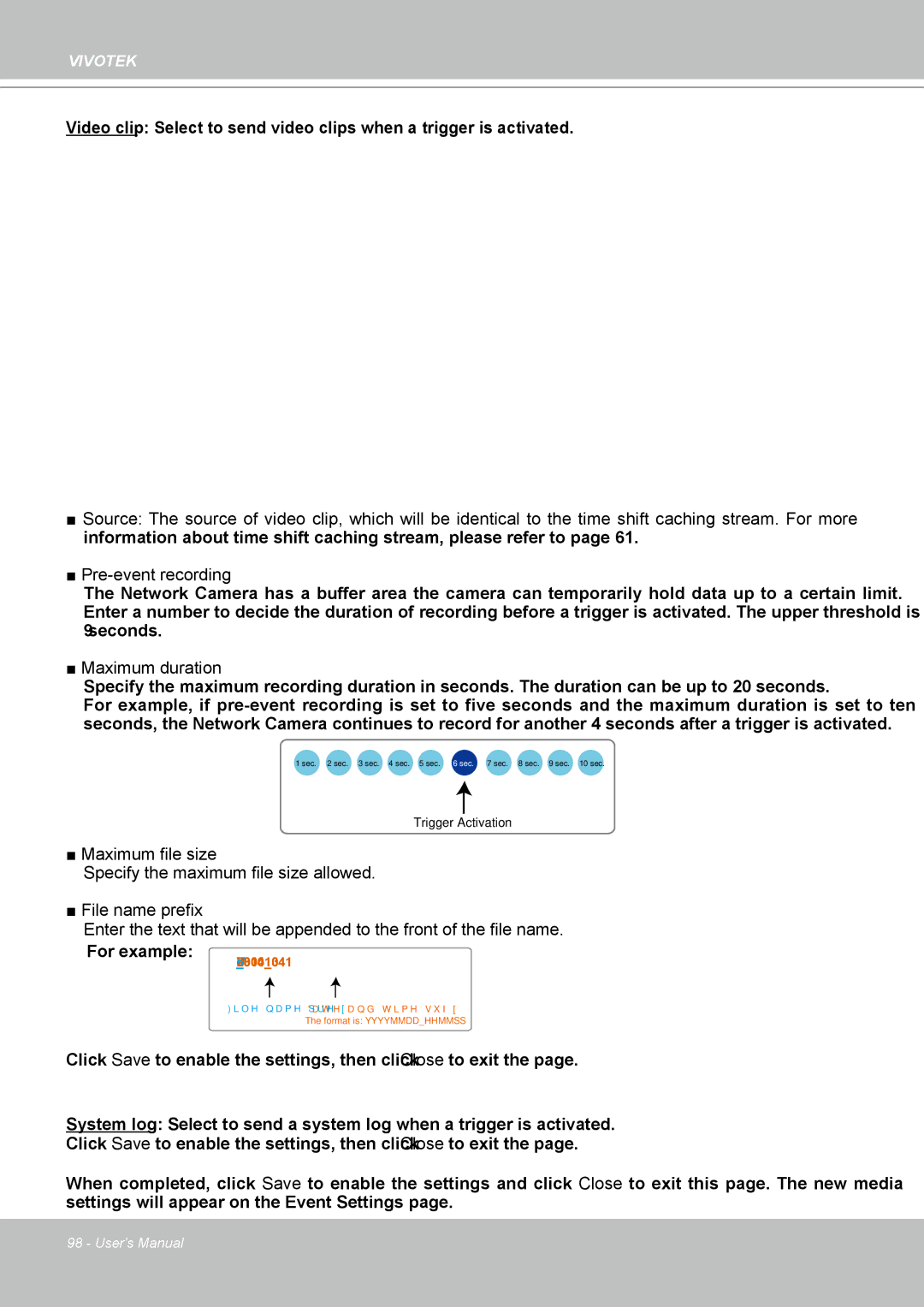 Vivotek IP8361 user manual Video20080104100341 