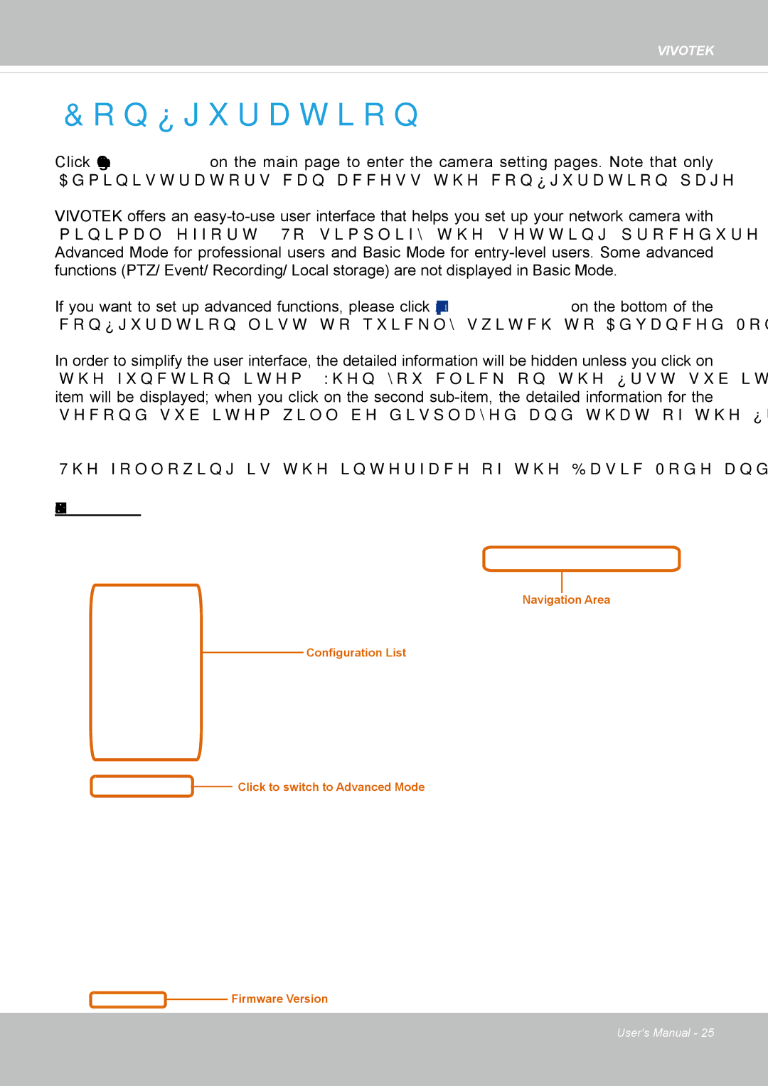 Vivotek IP8362 manual Configuration 