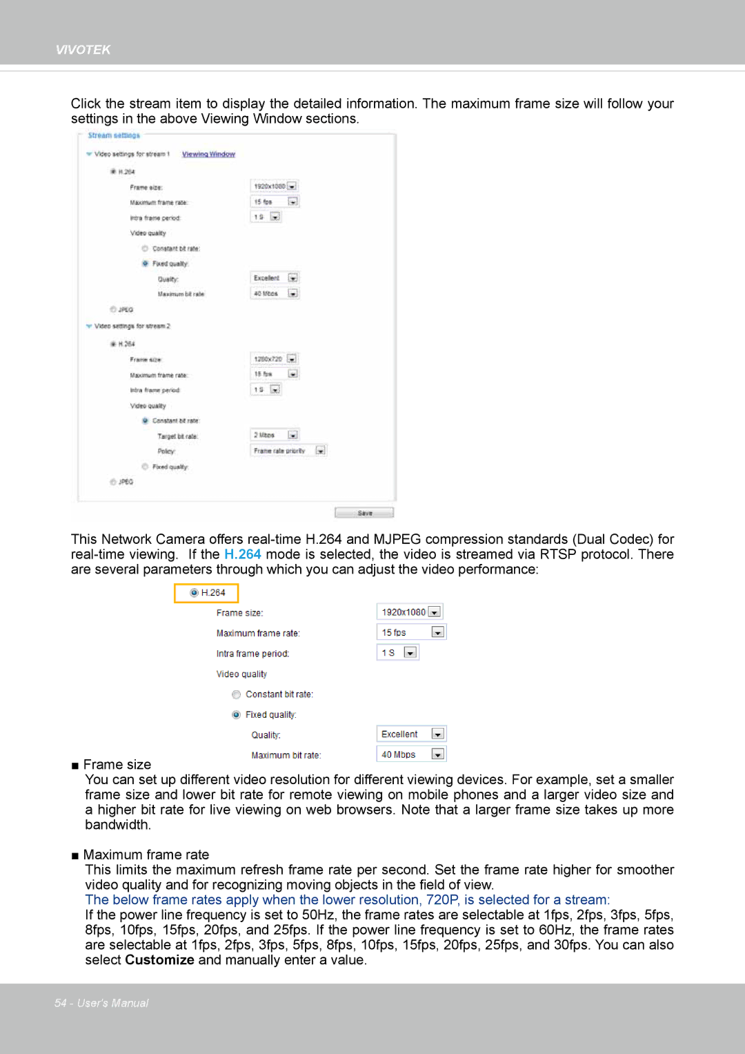 Vivotek IP8364-C user manual Vivotek 