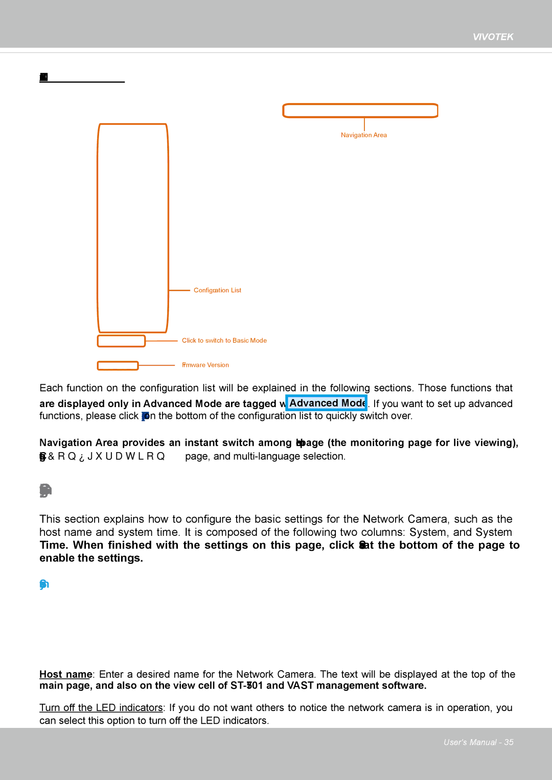 Vivotek IP8372 user manual System General settings 