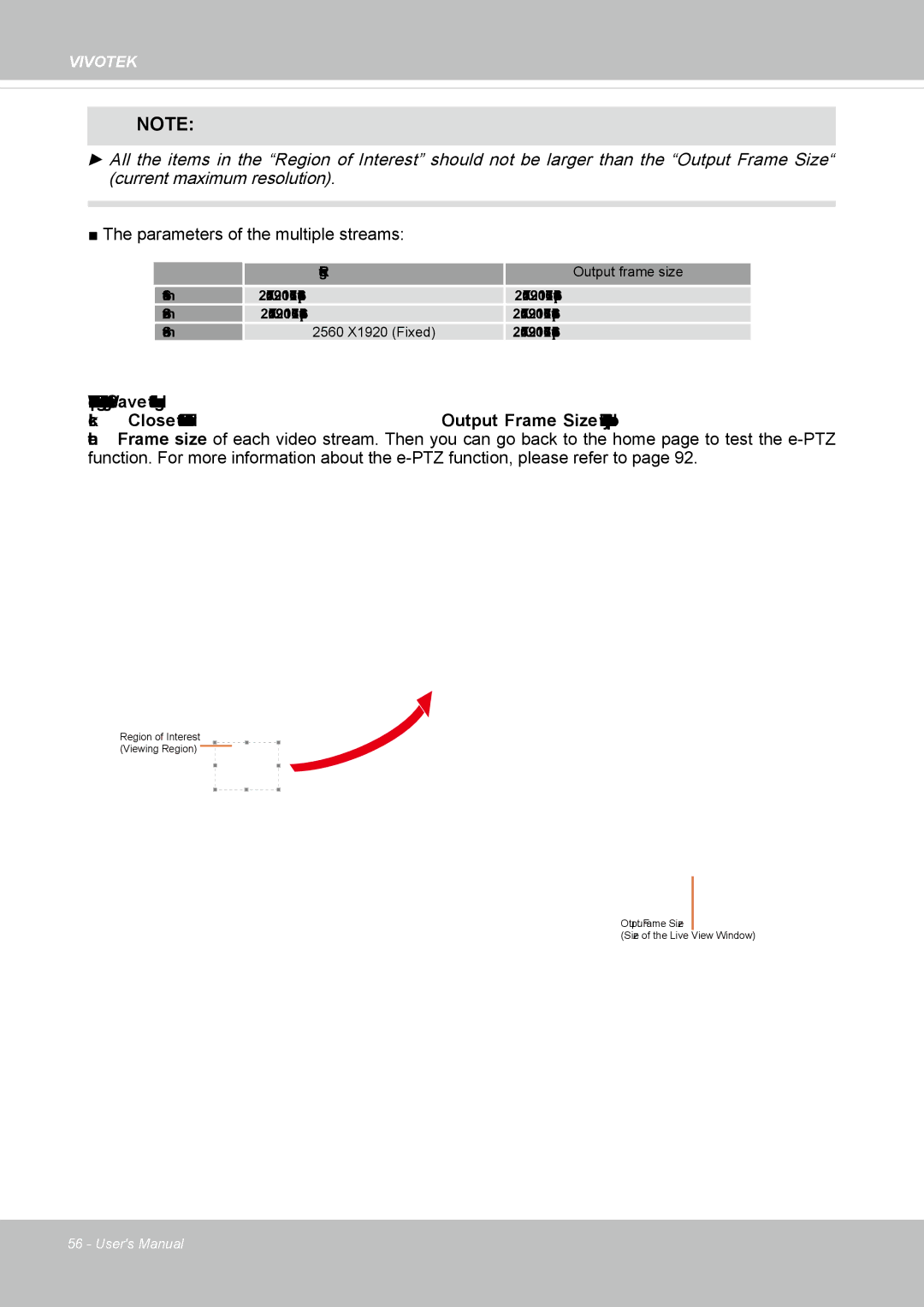 Vivotek IP8372 user manual Parameters of the multiple streams 