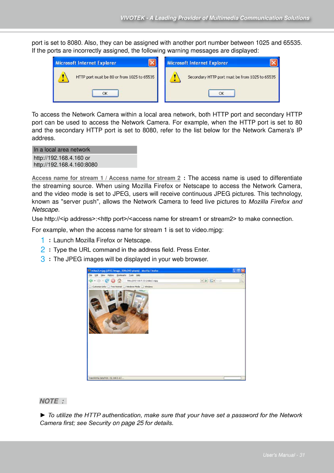 Vivotek IZ7151 user manual 