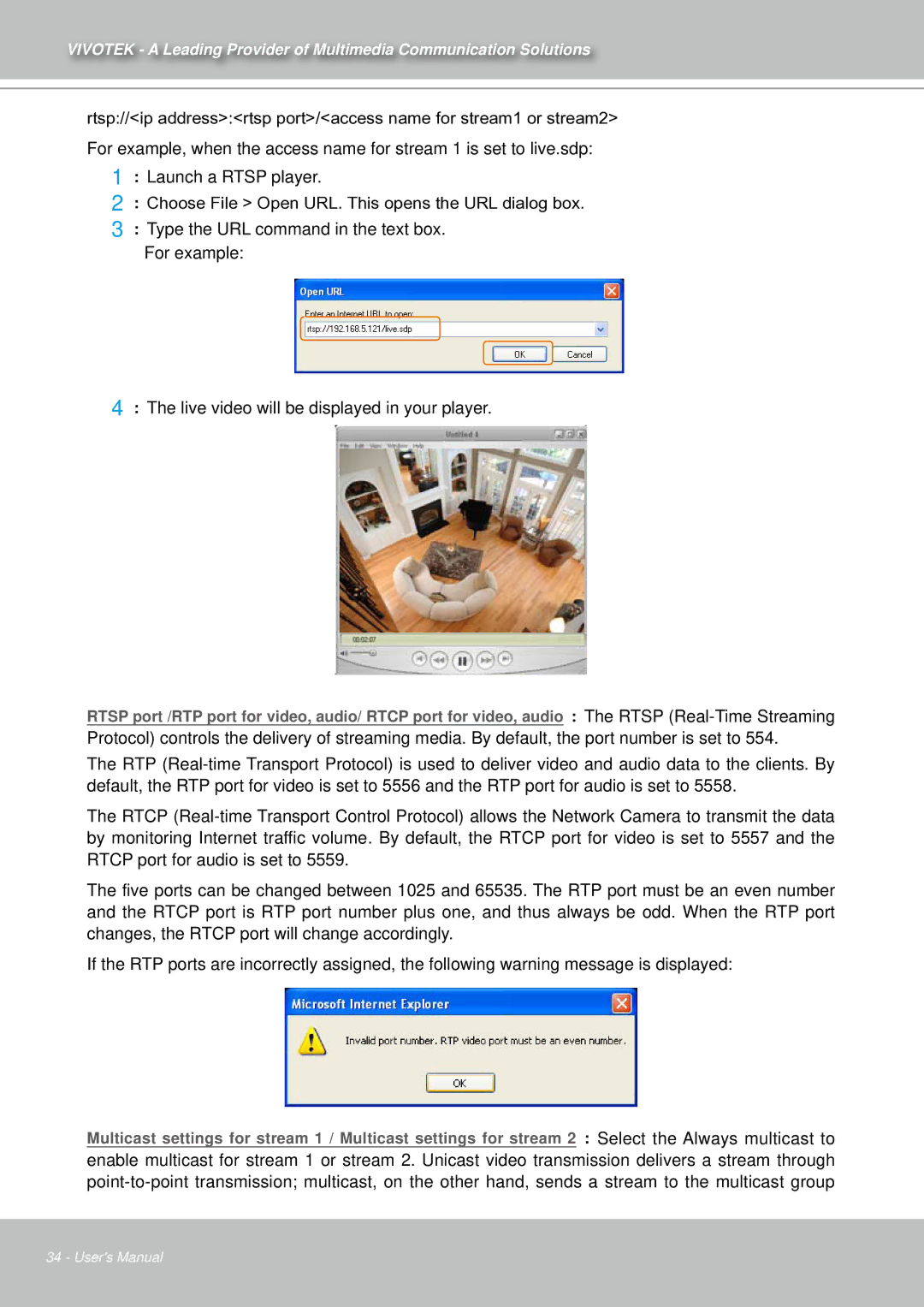 Vivotek IZ7151 user manual 