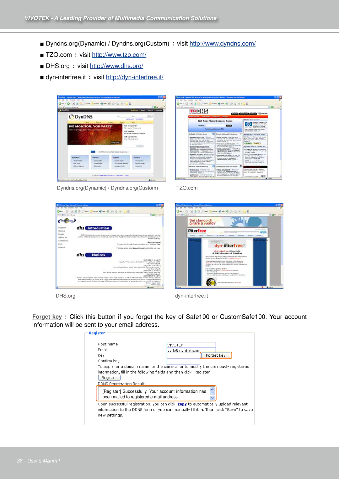 Vivotek IZ7151 user manual Dyn-interfree.it visit http//dyn-interfree.it 