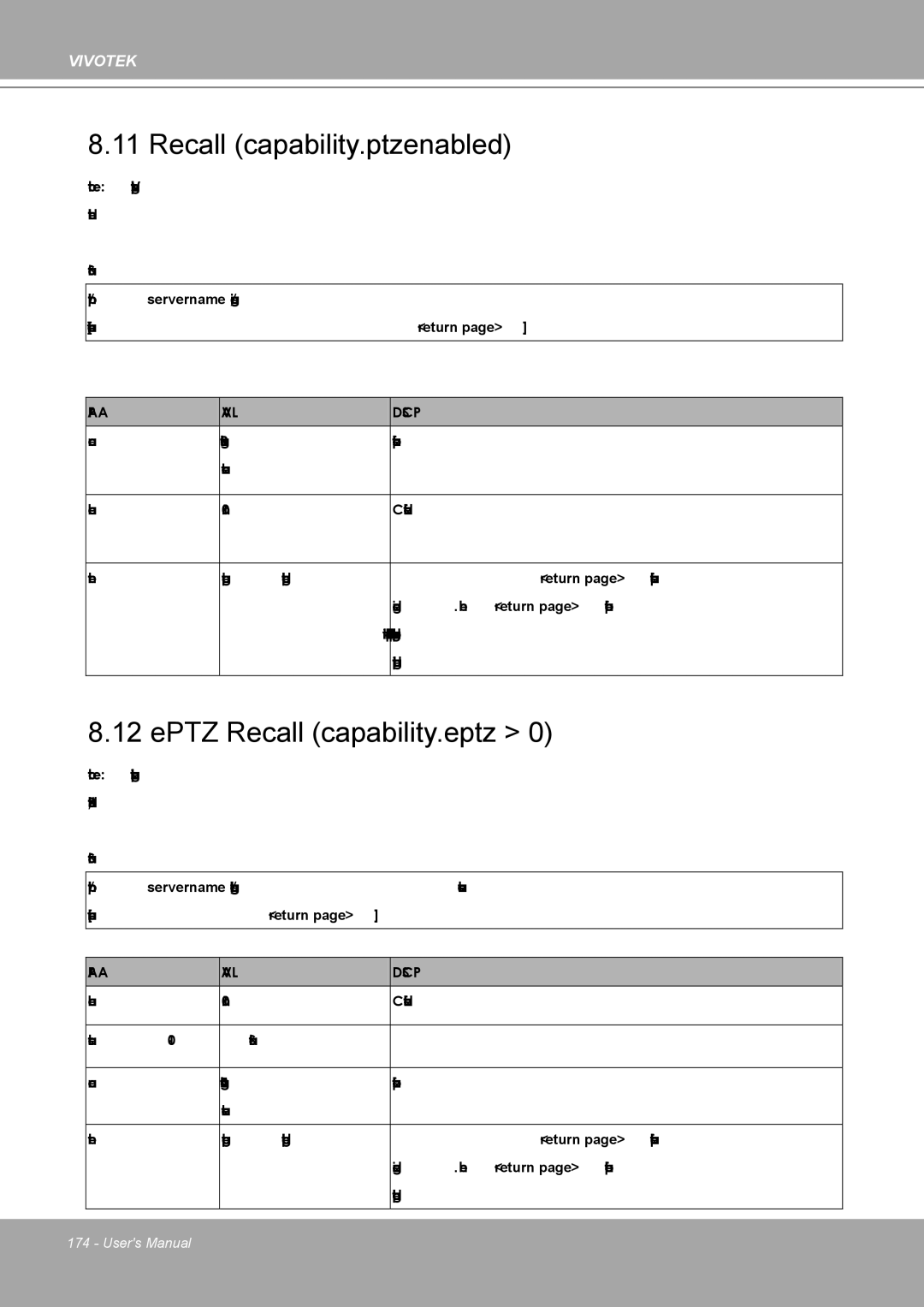 Vivotek MD8562, 8562D manual Recall capability.ptzenabled, EPTZ Recall capability.eptz 