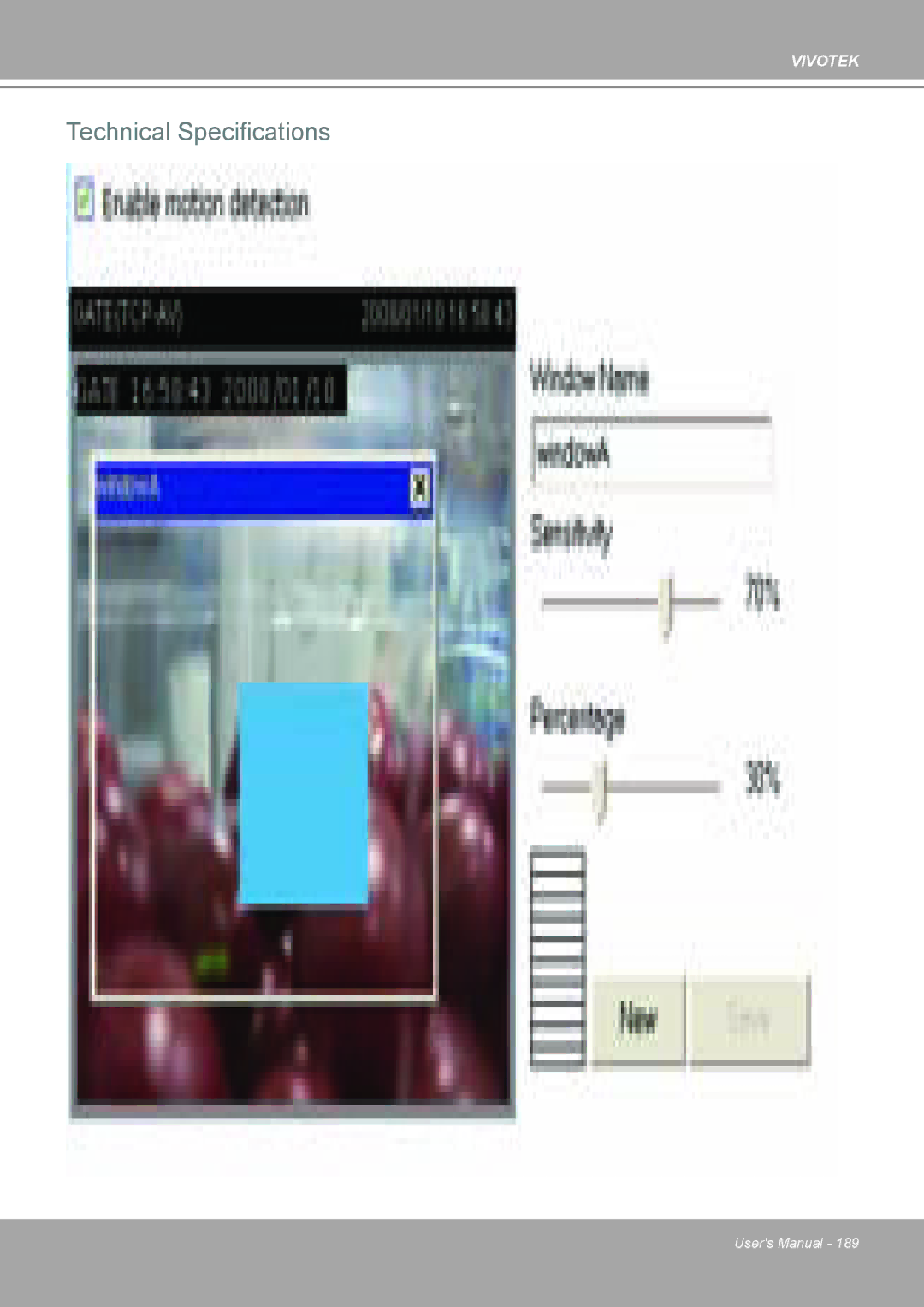 Vivotek 8562D, MD8562 manual Technical Specifications 