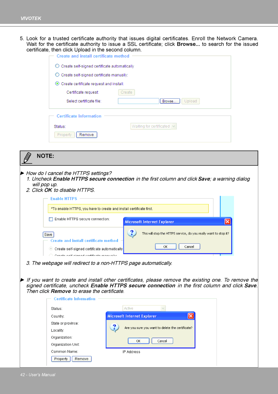 Vivotek MD8562, 8562D manual Vivotek 