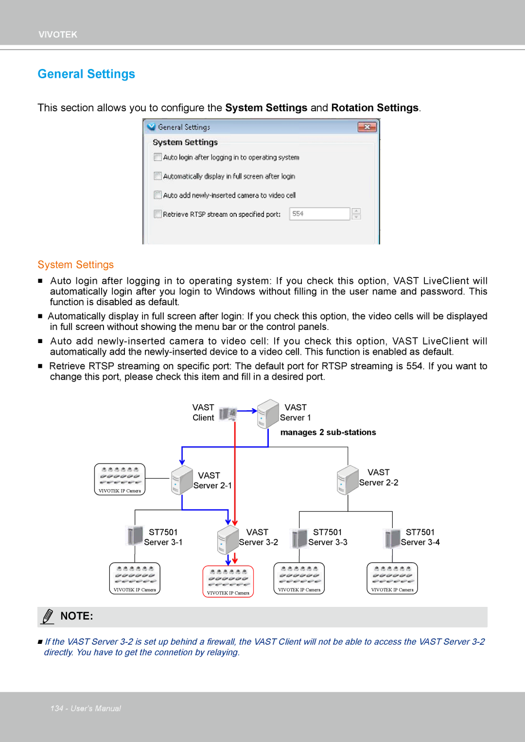 Vivotek ND4801 user manual General Settings, System Settings 