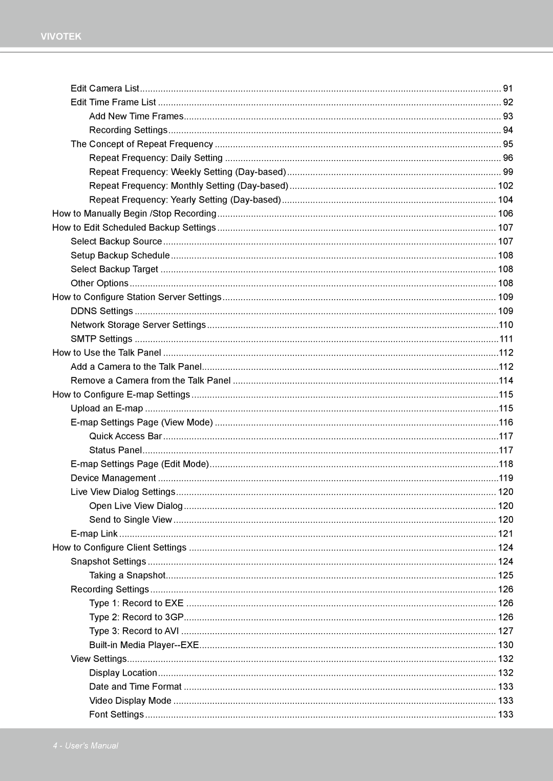 Vivotek ND4801 user manual 102 