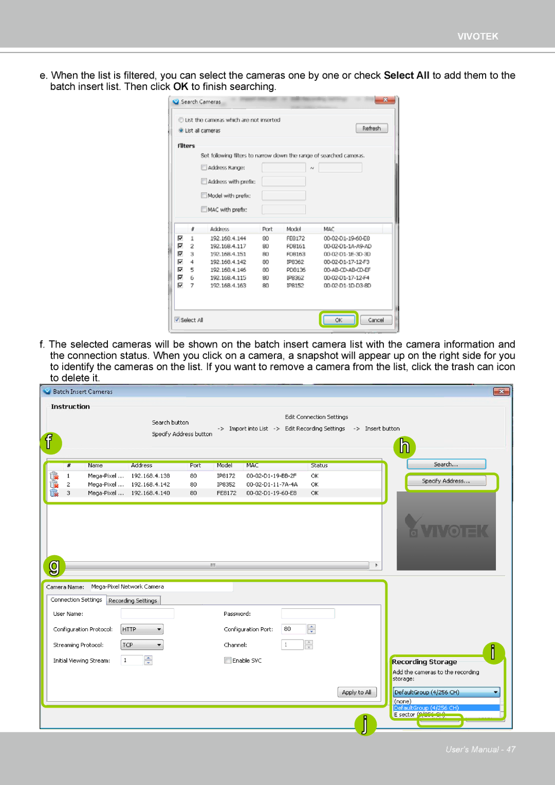 Vivotek ND4801 user manual Vivotek 