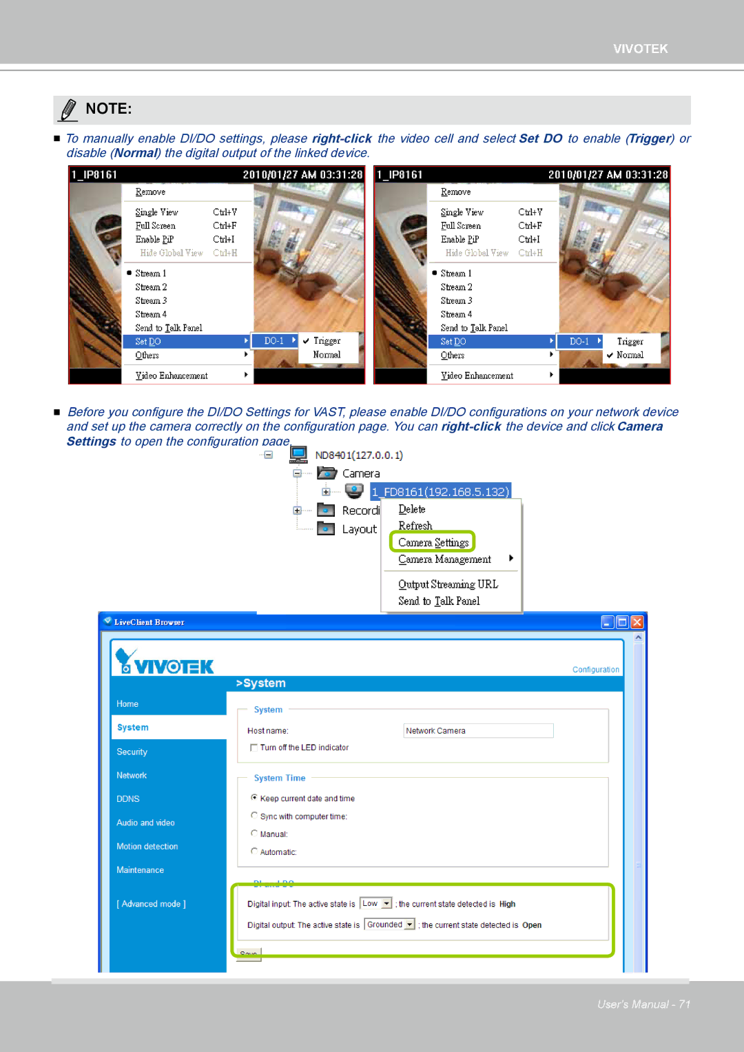 Vivotek ND4801 user manual Vivotek 