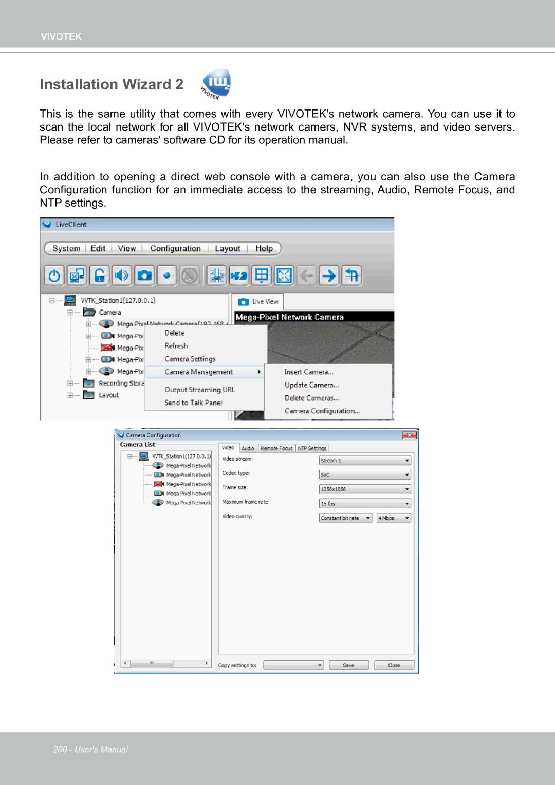 Vivotek ND8301 user manual Installation Wizard 