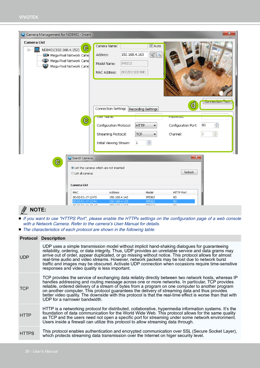 Vivotek ND8301 user manual Protocol Description 