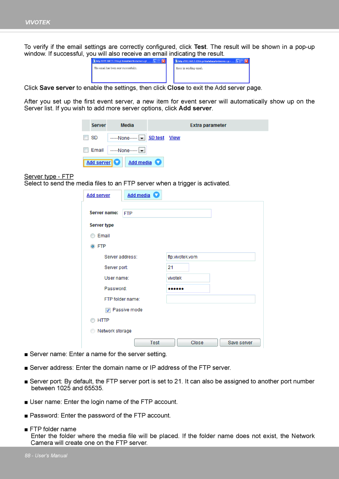 Vivotek PD8136 user manual Vivotek 