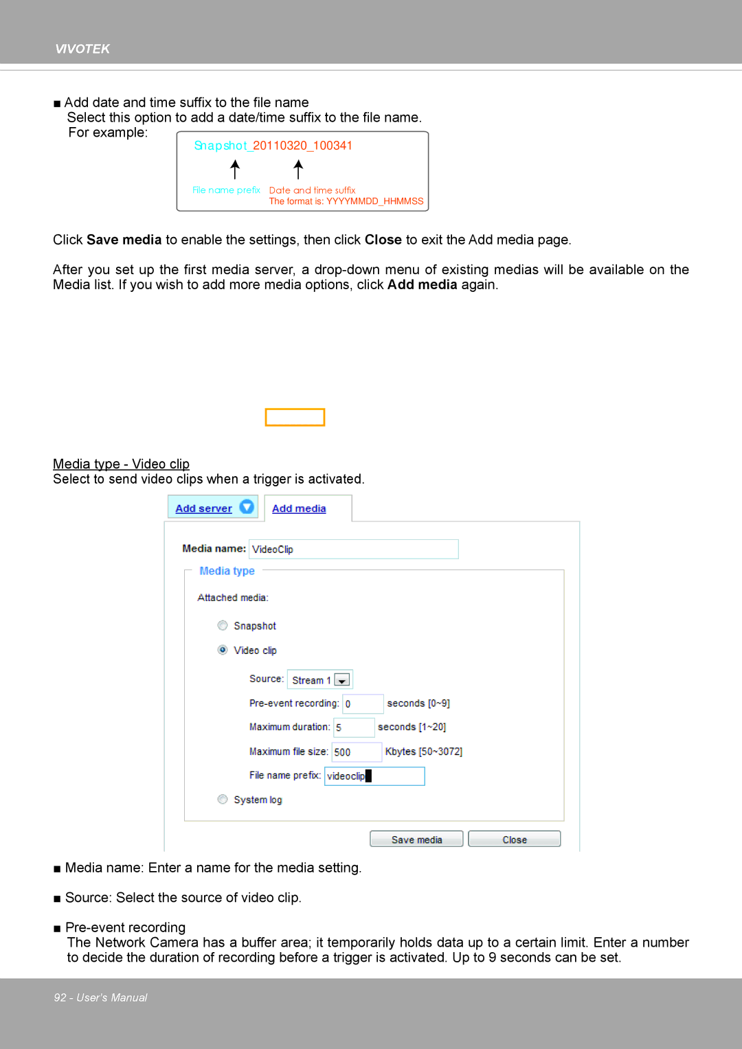 Vivotek PD8136 user manual 