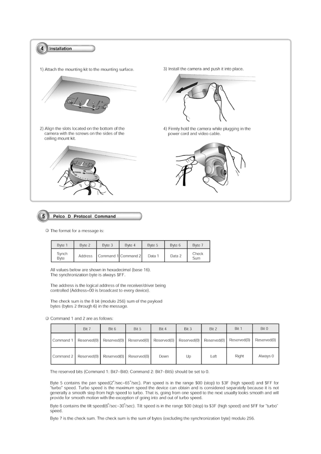 Vivotek PT1121M, PT1121H, PT1111H, PT1111M manual 