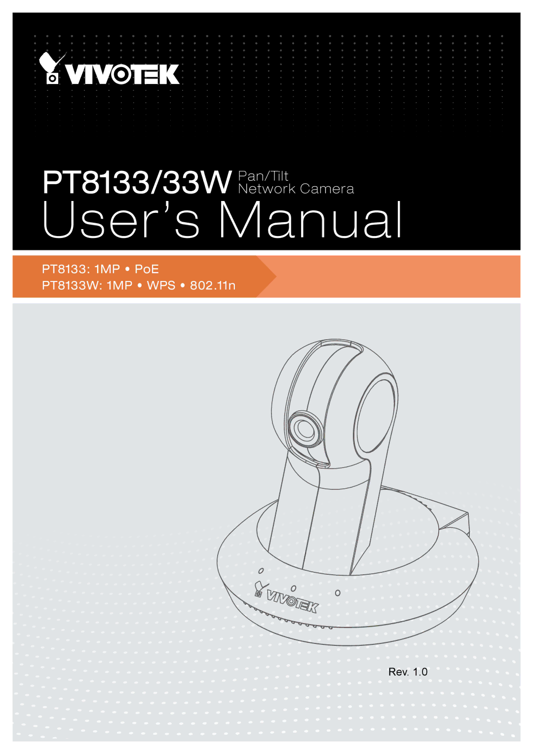 Vivotek PT8133 user manual Rev 