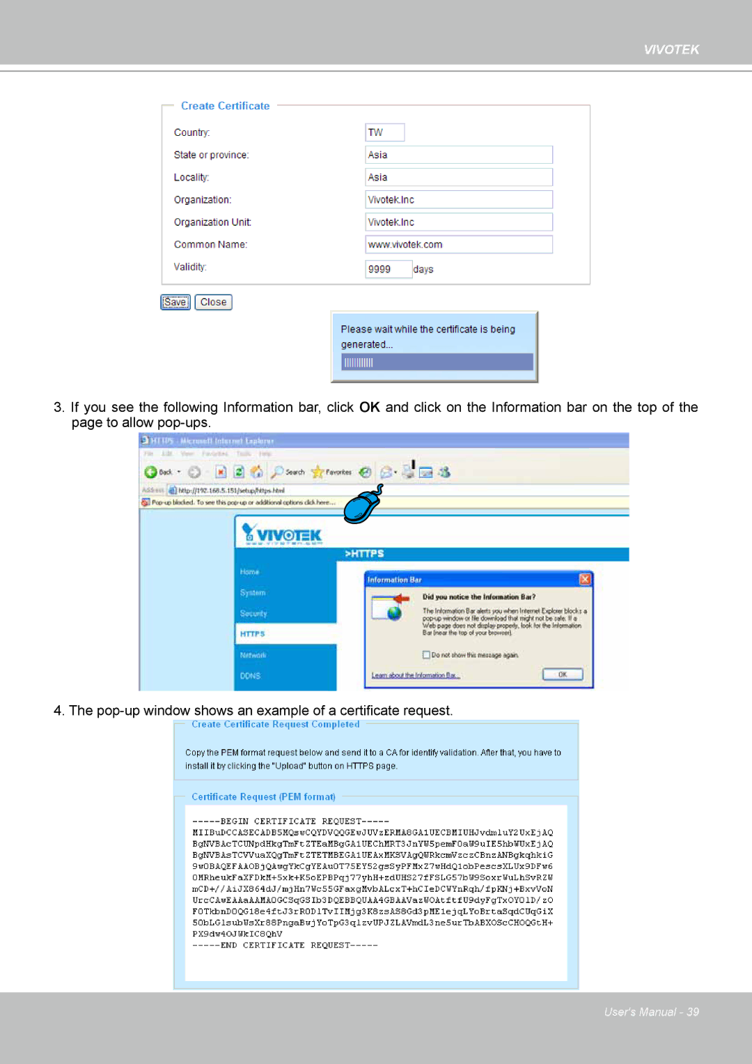 Vivotek PT8133 user manual Vivotek 