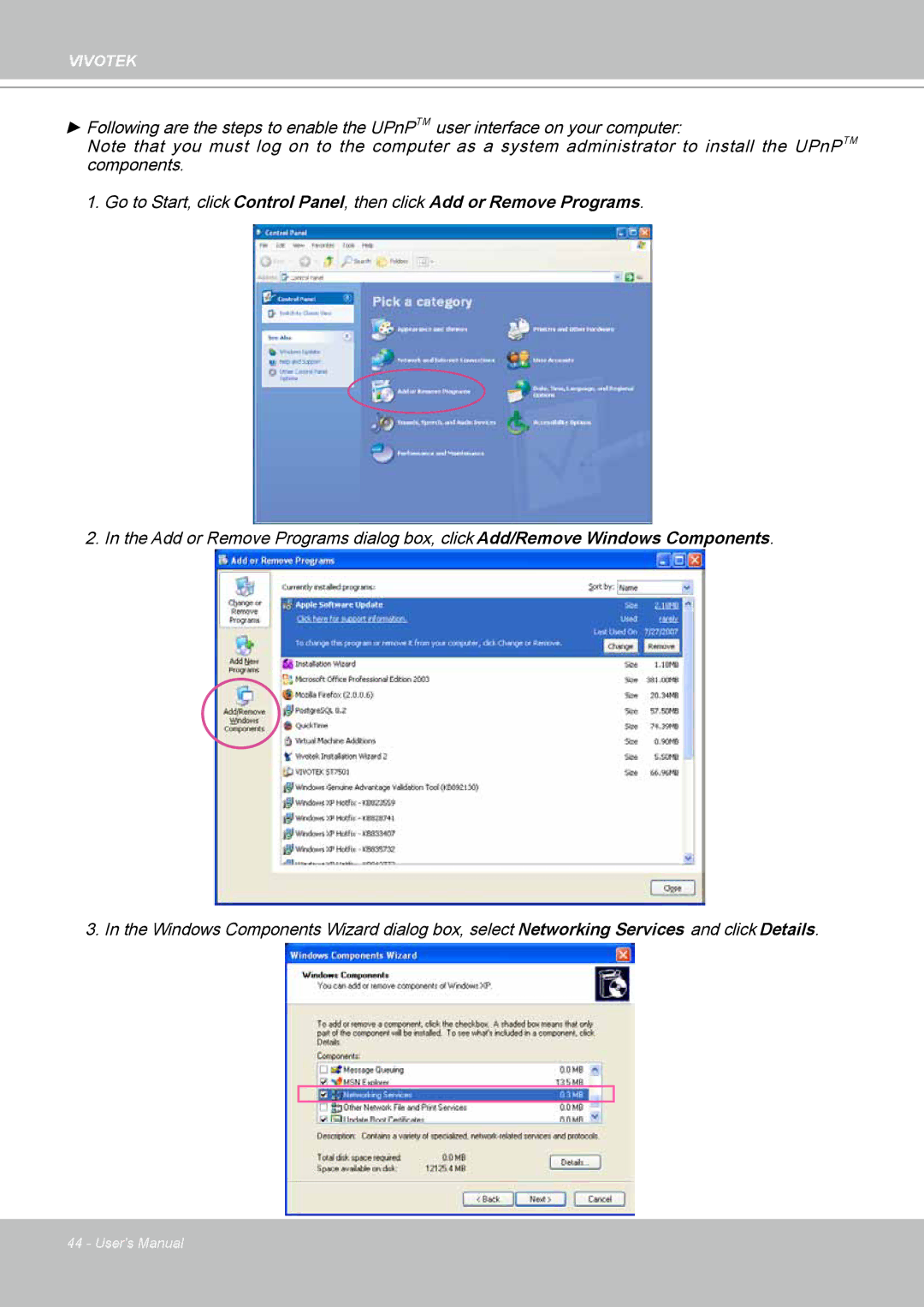 Vivotek PT8133 user manual Vivotek 