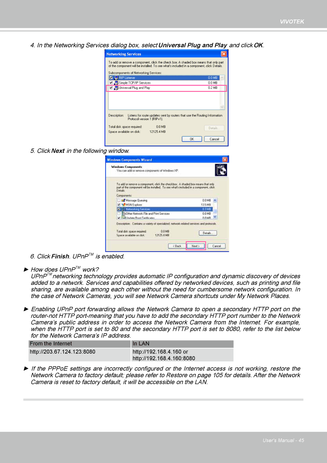 Vivotek PT8133 user manual Vivotek 