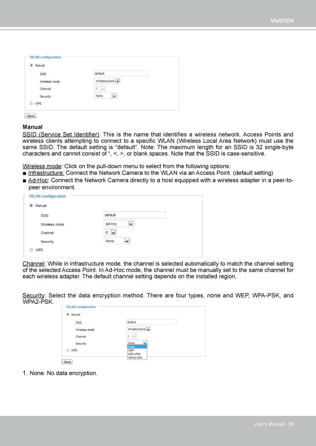 Vivotek PT8133 user manual Manual 