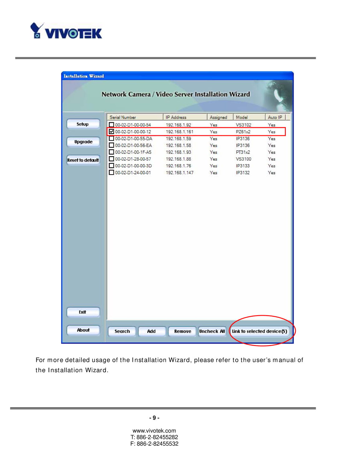 Vivotek PZ6122, PZ6112 manual 886-2-82455282 F 