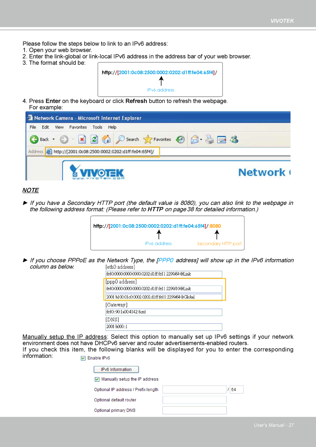 Vivotek PZ7112 manual Http//20010c08250000020202d1fffe0465f4 