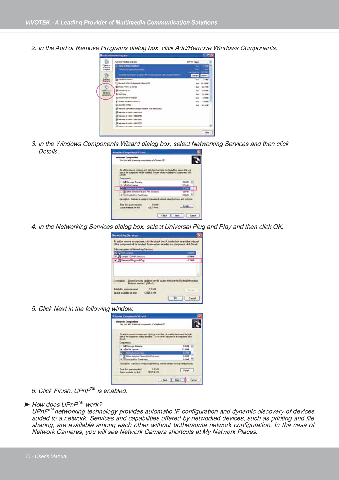 Vivotek SD7151 manual 