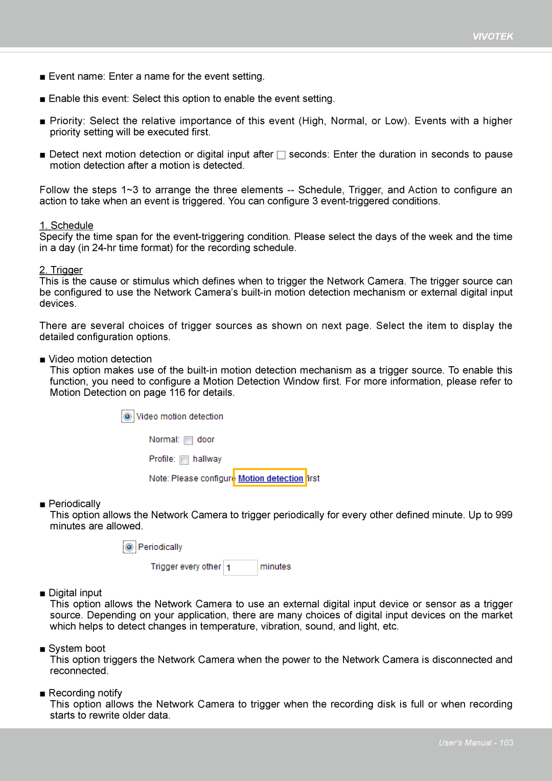 Vivotek 63E-M, SD8363E user manual Vivotek 