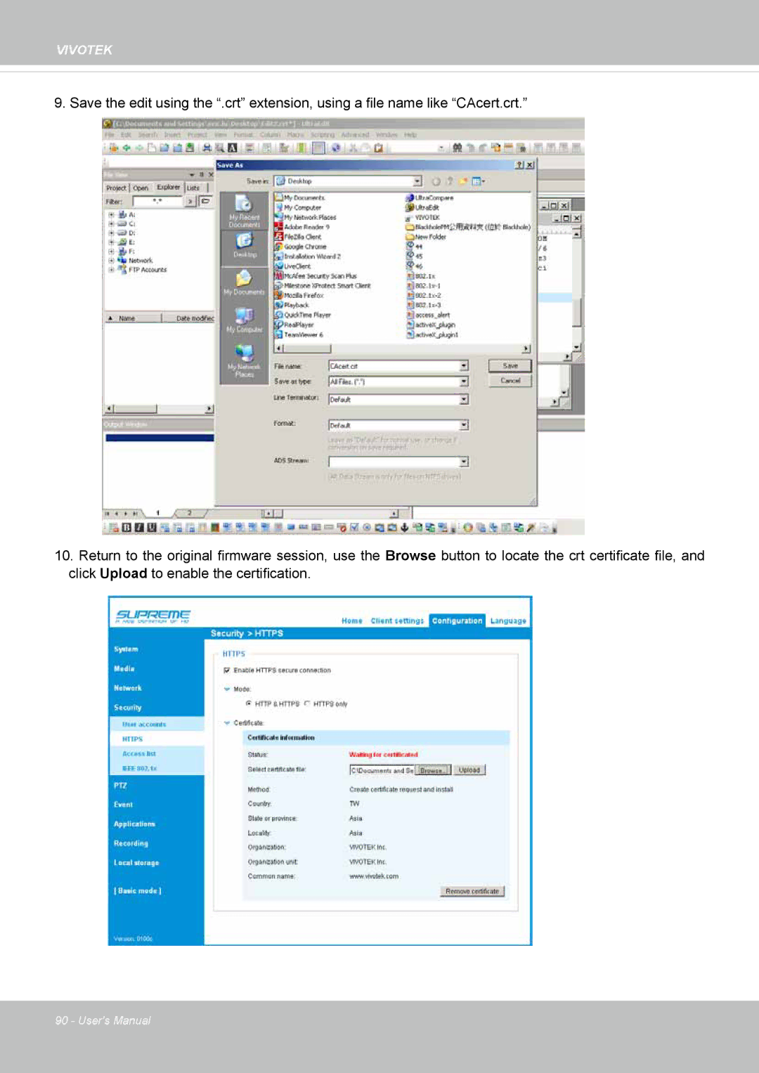 Vivotek SD8363E, 63E-M user manual Vivotek 