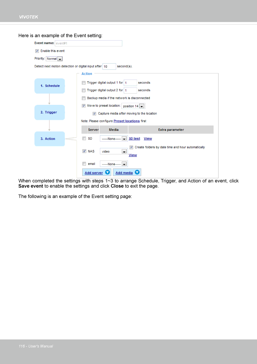 Vivotek SD8364E, M user manual Vivotek 