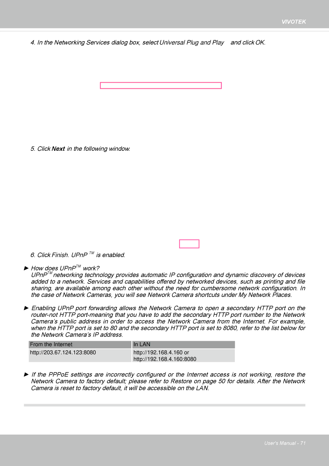 Vivotek M, SD8364E user manual Vivotek 