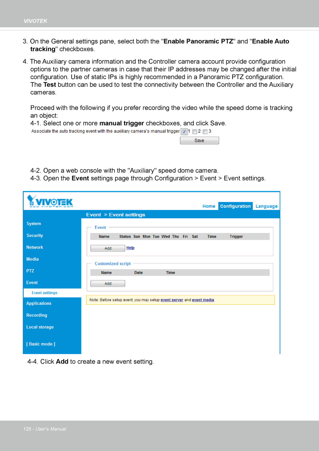 Vivotek SF8172 user manual Vivotek 