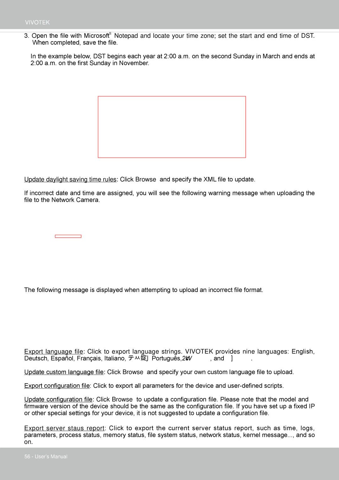 Vivotek SF8172 user manual Vivotek 