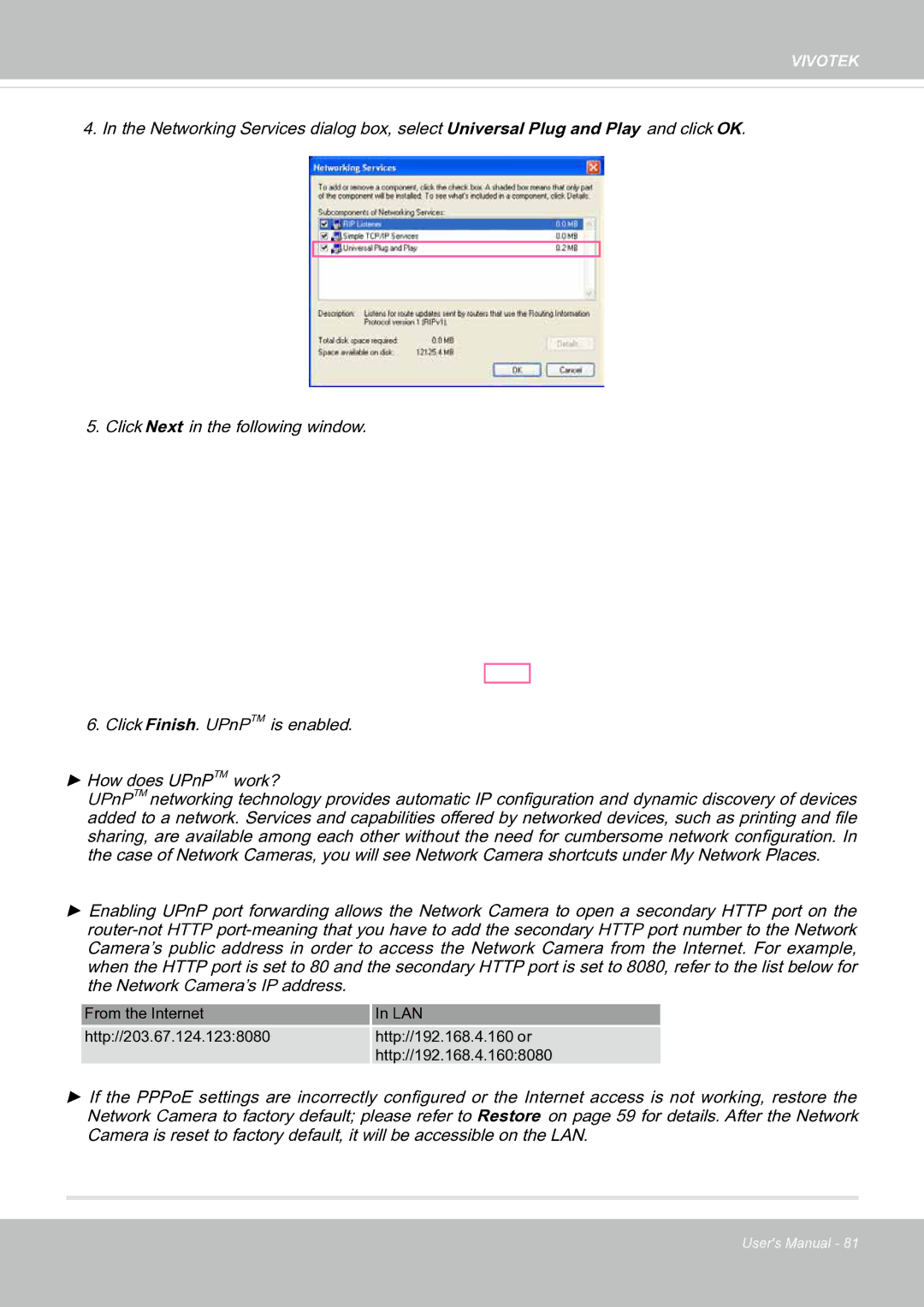 Vivotek SF8174 user manual Vivotek 