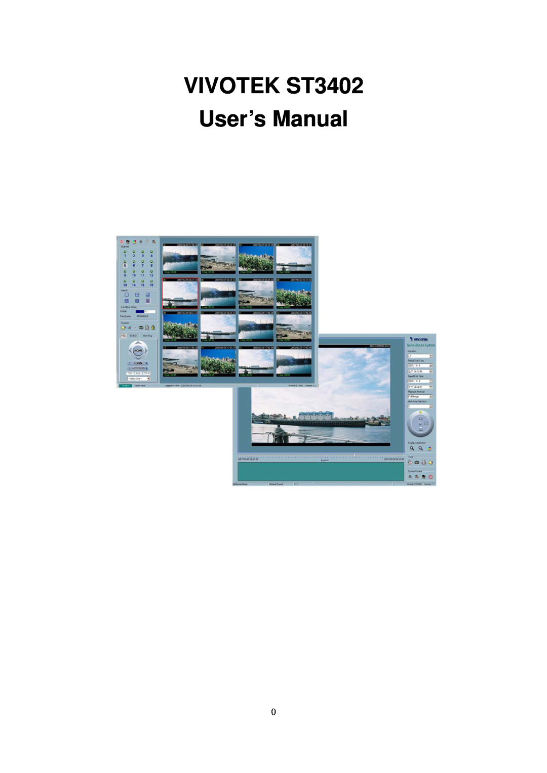 Vivotek user manual VIVOTEK ST3402 User’s Manual 