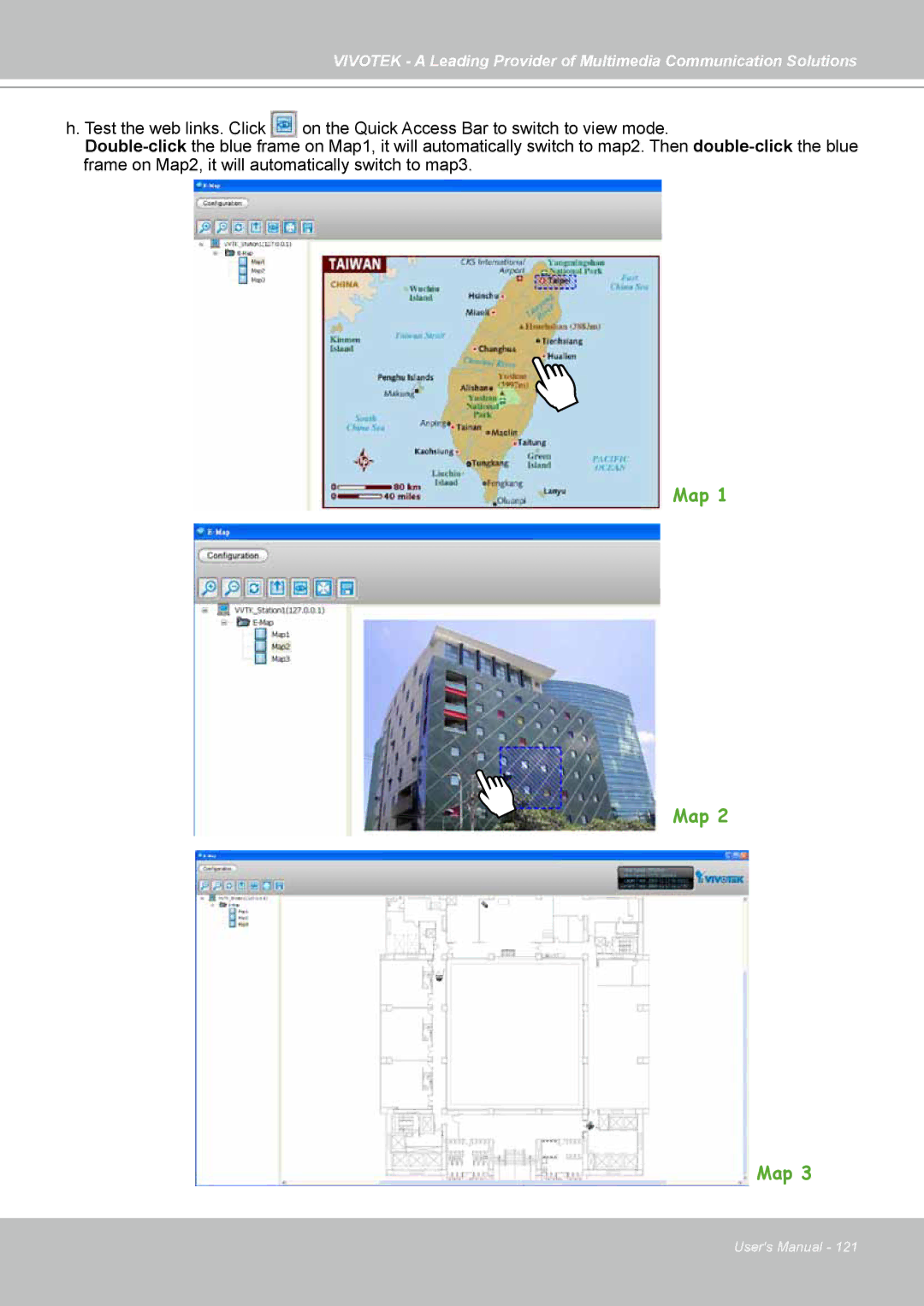 Vivotek st501 user manual Map 